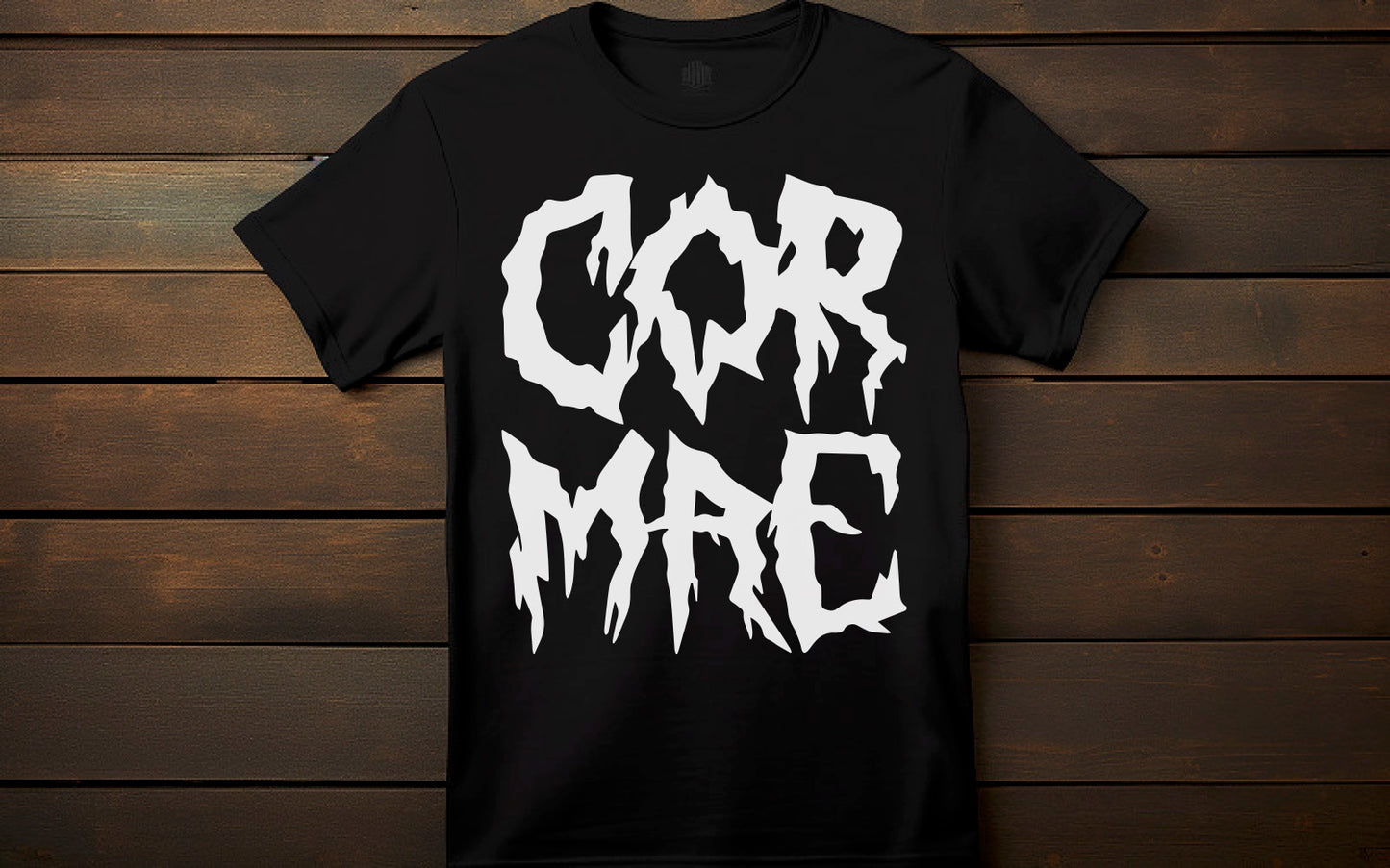 Metal AF Logo Shirt: Black