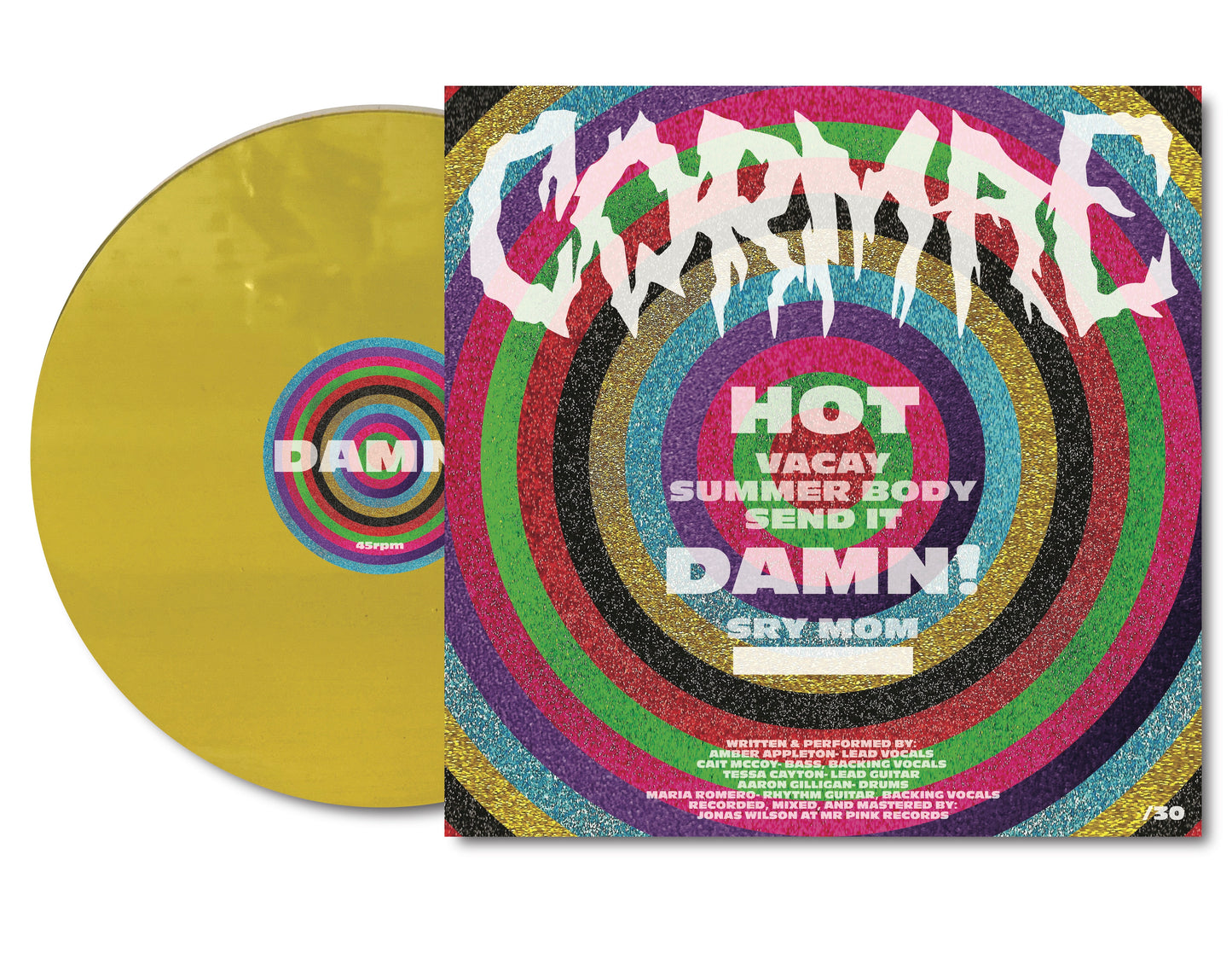 Hot Damn! 10" Vinyl: Transparent Yellow Disc